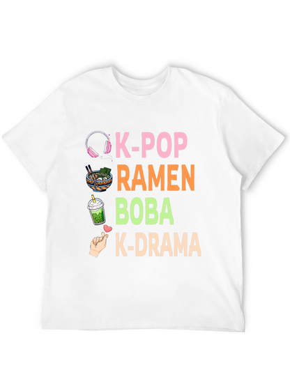 K-Pop Ramen Boba K-Drama T-Shirt