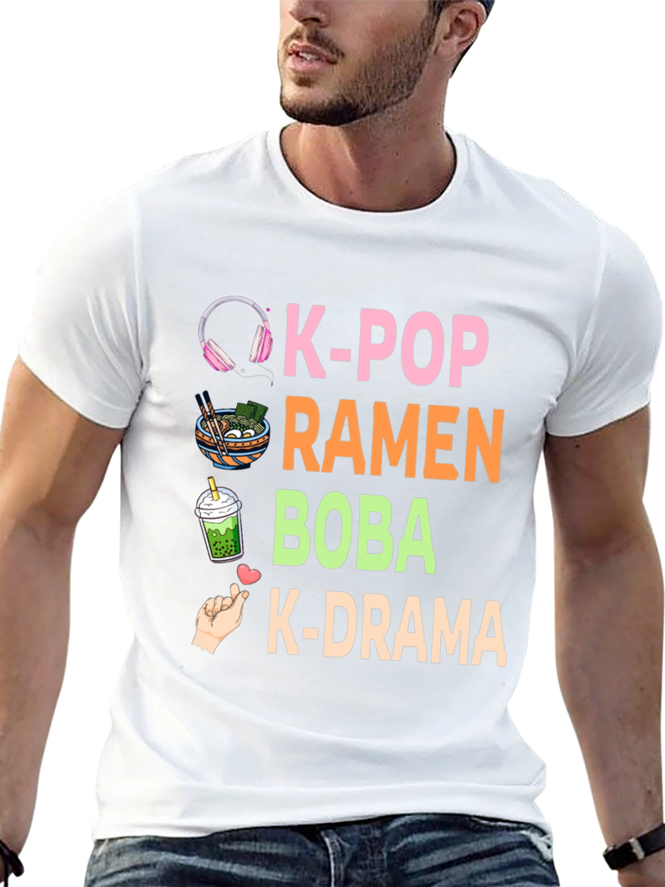 K-Pop Ramen Boba K-Drama T-Shirt