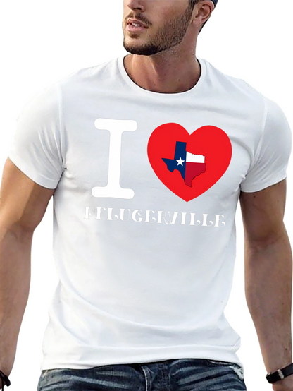 I Heart Pflugerville Texas State Pride T-Shirt