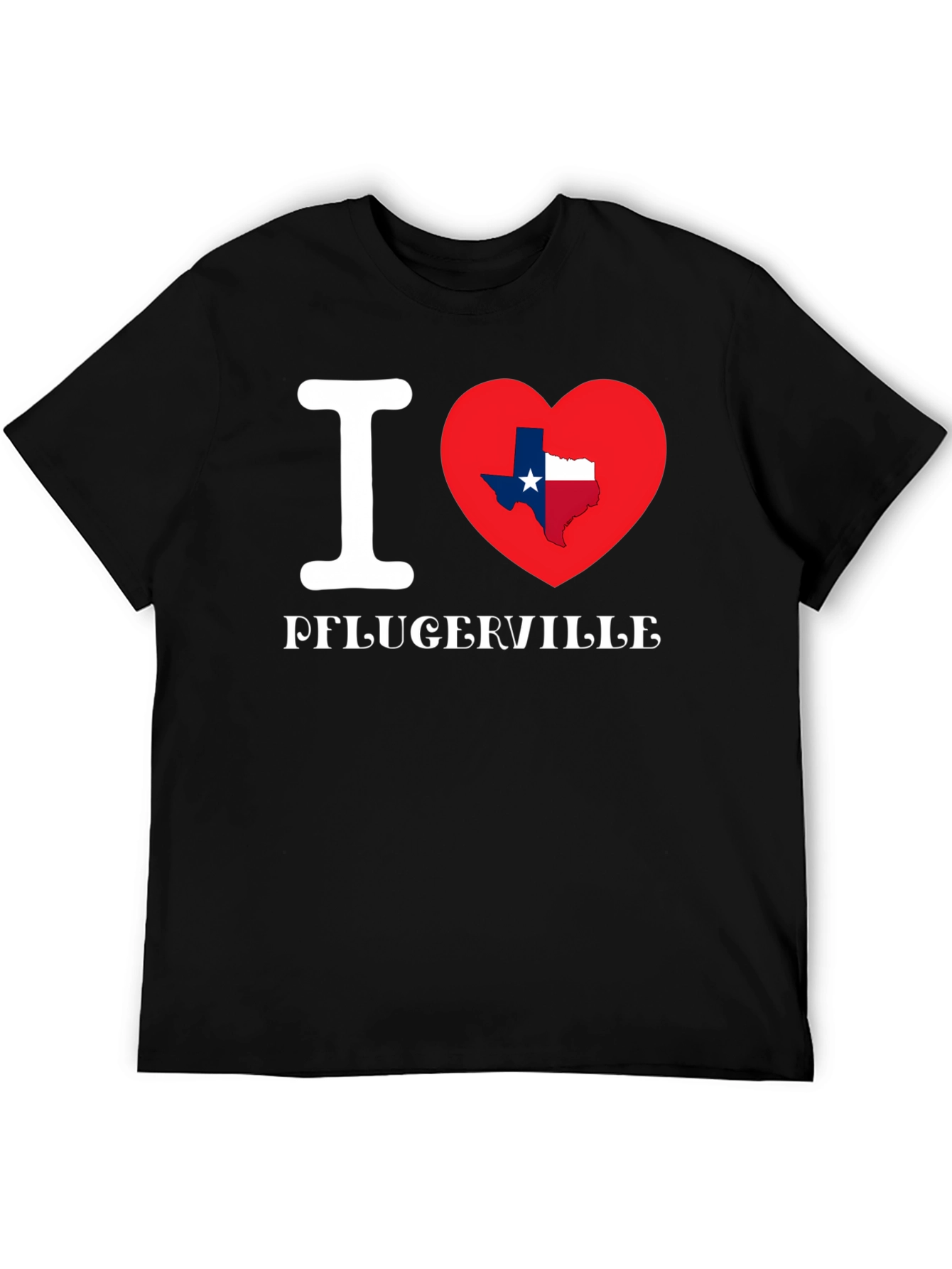 I Heart Pflugerville Texas State Pride T-Shirt