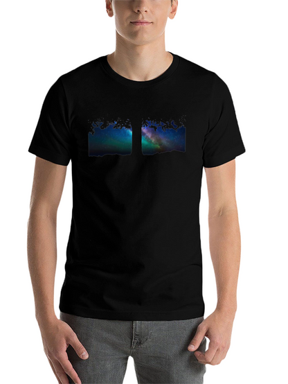 Night Sky Tree Graphic Tee