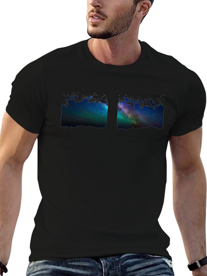 Night Sky Tree Graphic Tee