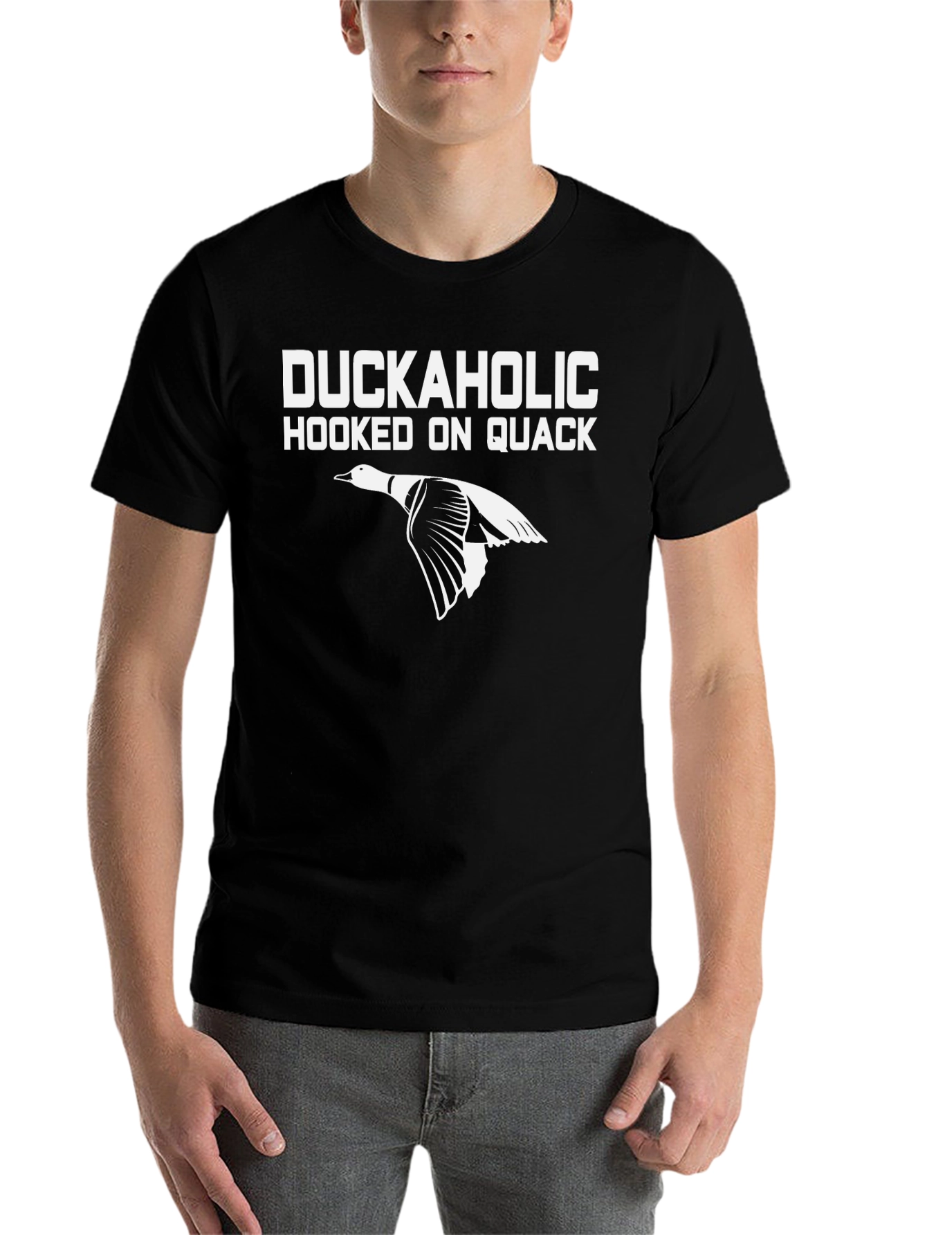 Duckaholic T-Shirt: Hooked on Quack Hunting Tee