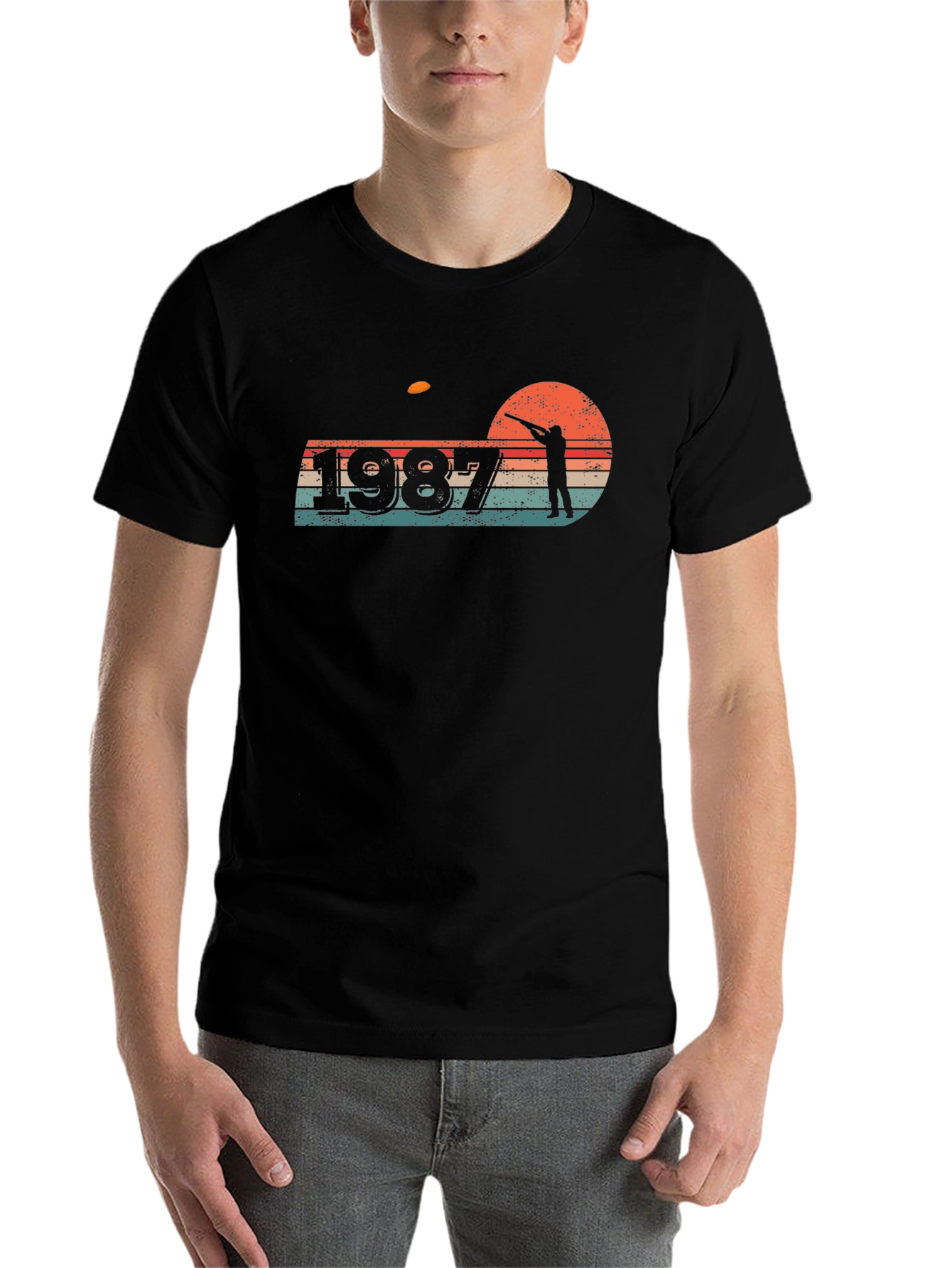 1987 Skeet Shooting Silhouette T-Shirt