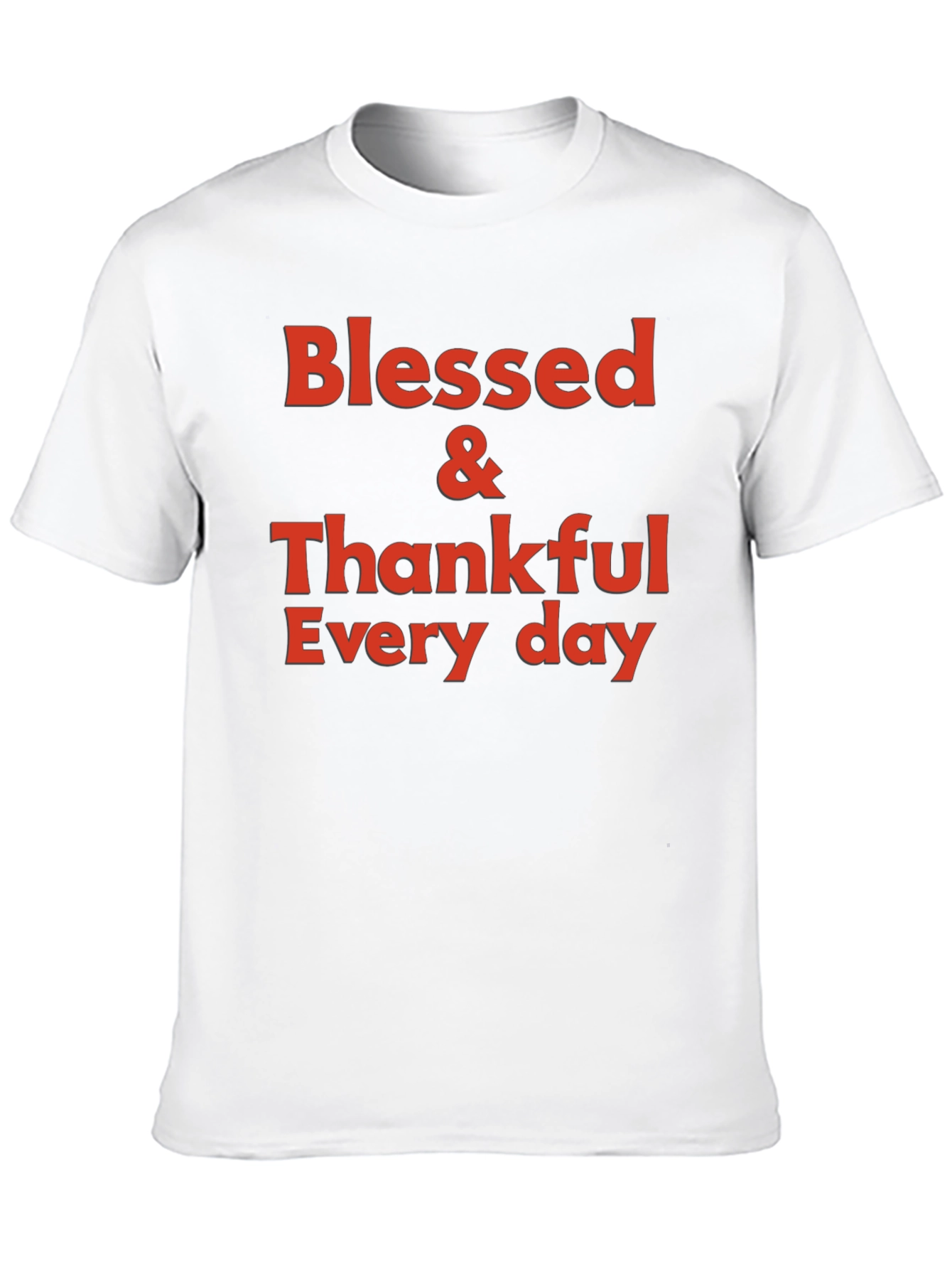 Blessed & Thankful Graphic T-Shirt