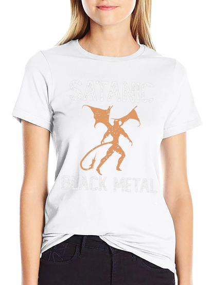 Satanic Black Metal Graphic T-Shirt