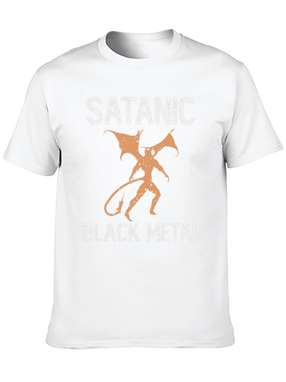 Satanic Black Metal Graphic T-Shirt