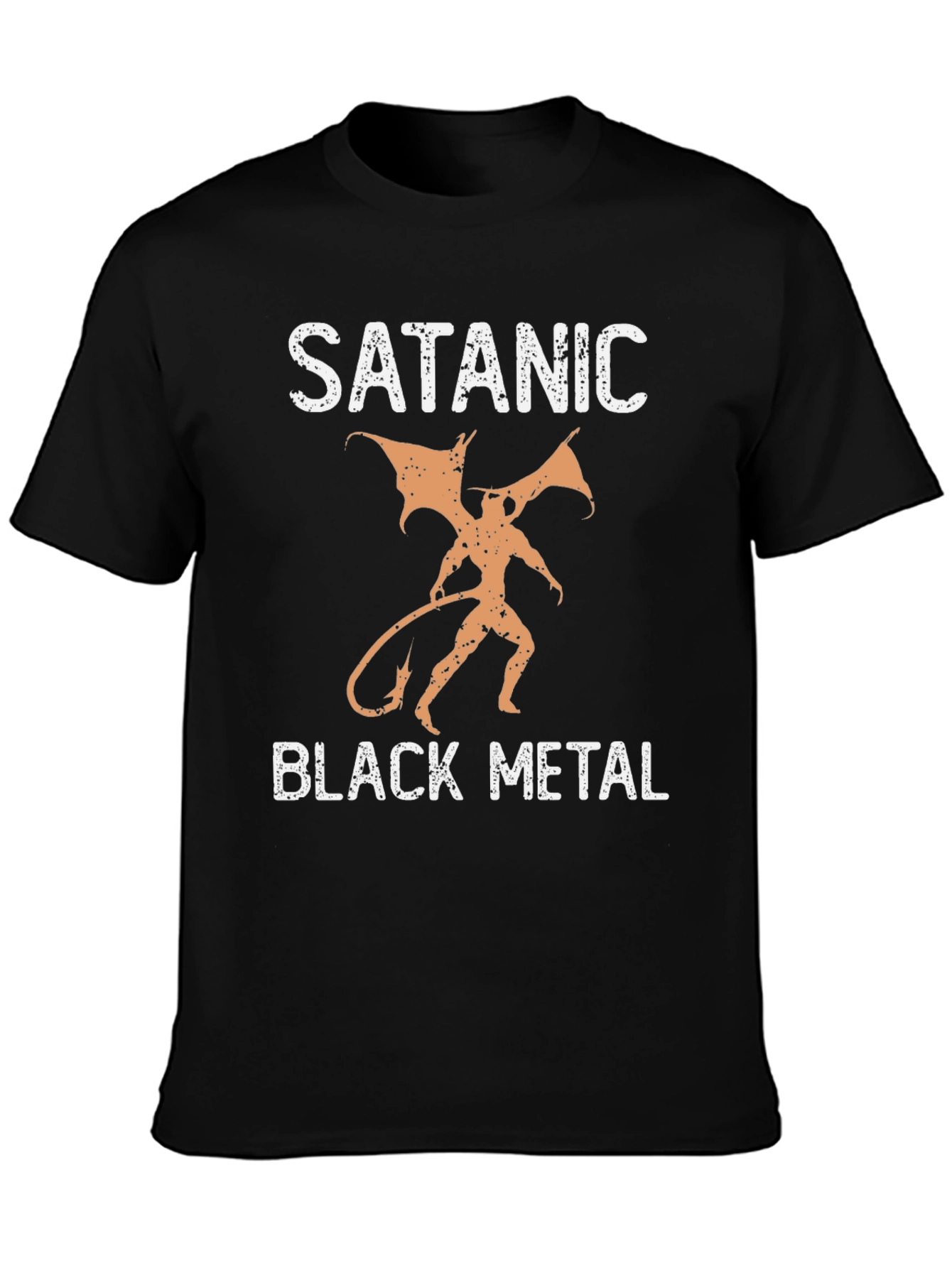 Satanic Black Metal Graphic T-Shirt