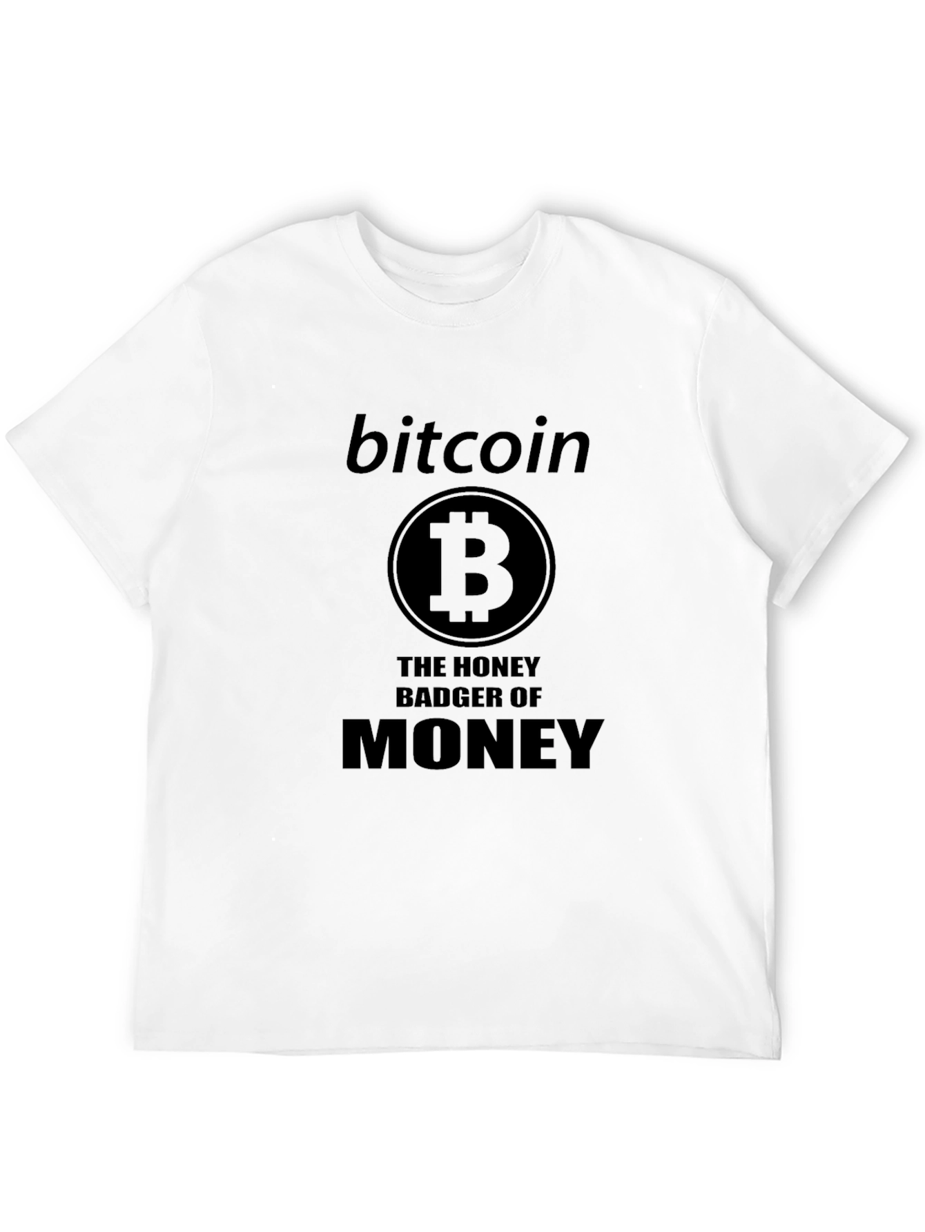 Bitcoin Honey Badger T-Shirt - Crypto Enthusiast Tee