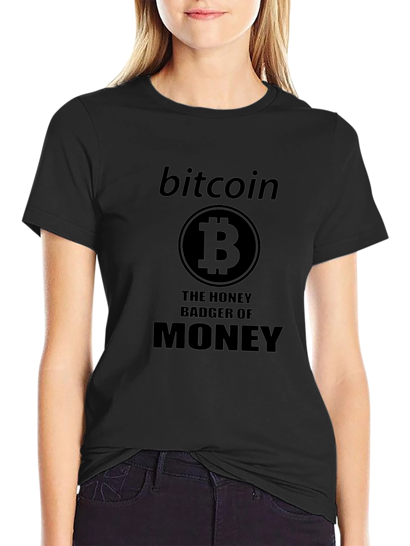 Bitcoin Honey Badger T-Shirt - Crypto Enthusiast Tee