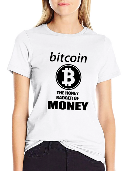 Bitcoin Honey Badger T-Shirt - Crypto Enthusiast Tee