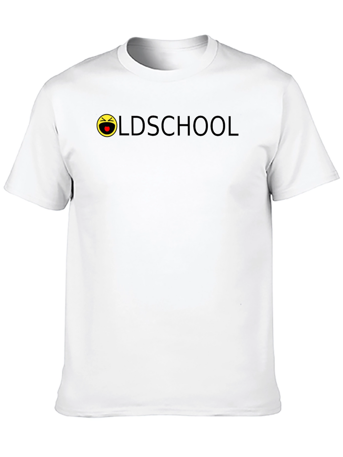 Oldschool Emoji Black T-Shirt - Casual Style