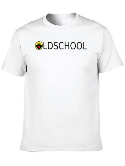 Oldschool Emoji Black T-Shirt - Casual Style