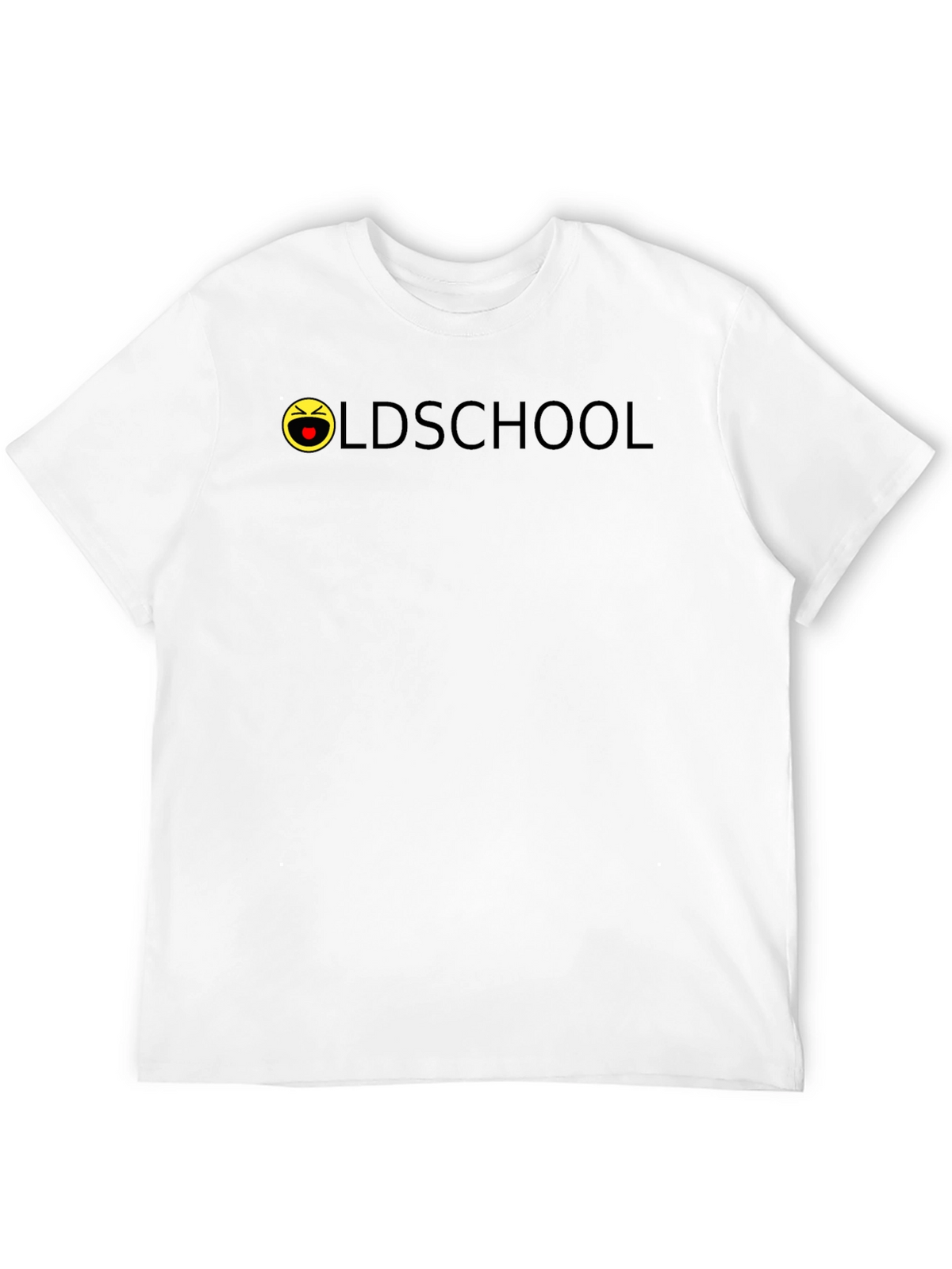 Oldschool Emoji Black T-Shirt - Casual Style