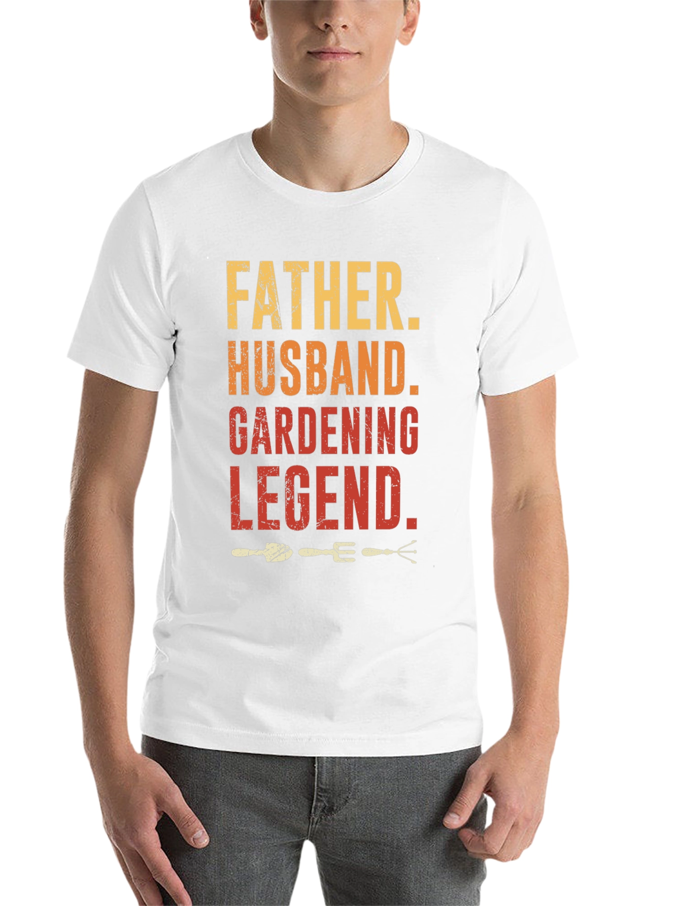 Father Husband Gardening Legend Graphic T-Shirt