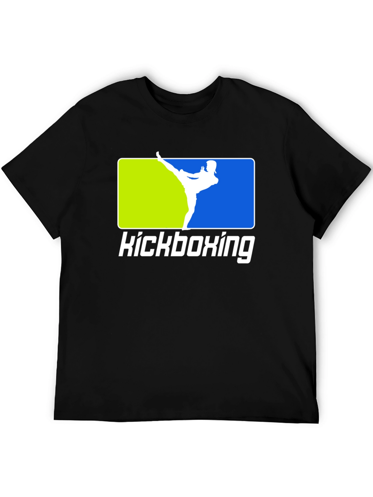 Kickboxing Black T-Shirt Martial Arts Design