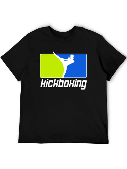 Kickboxing Black T-Shirt Martial Arts Design