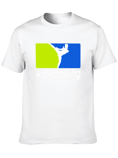 Kickboxing Black T-Shirt Martial Arts Design
