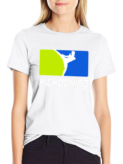 Kickboxing Black T-Shirt Martial Arts Design
