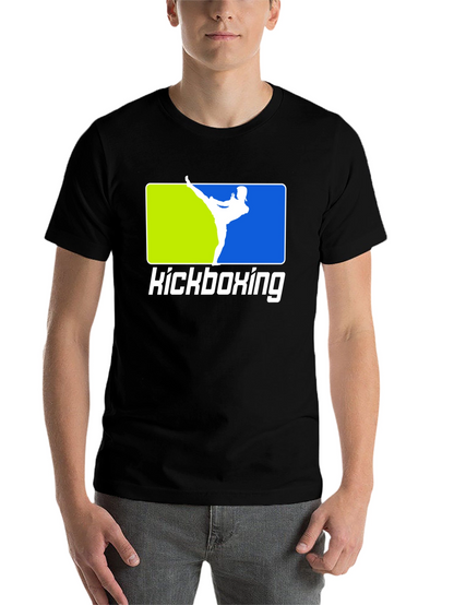 Kickboxing Black T-Shirt Martial Arts Design