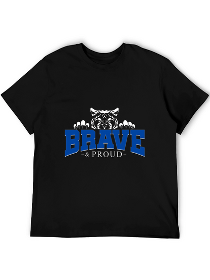 Brave & Proud Tiger Graphic Tee