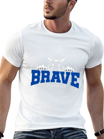 Brave & Proud Tiger Graphic Tee