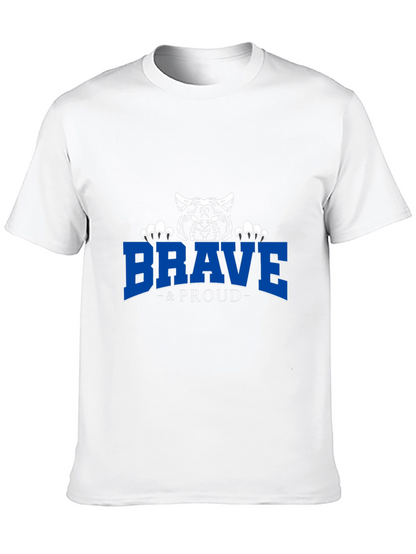 Brave & Proud Tiger Graphic Tee