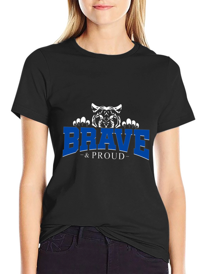 Brave & Proud Tiger Graphic Tee