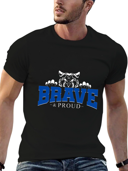 Brave & Proud Tiger Graphic Tee