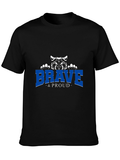 Brave & Proud Tiger Graphic Tee
