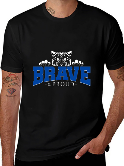 Brave & Proud Tiger Graphic Tee