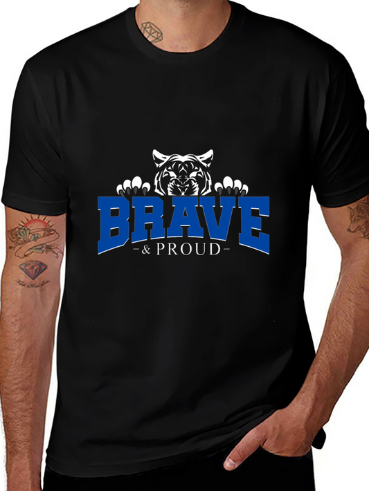 Brave & Proud Tiger Graphic Tee