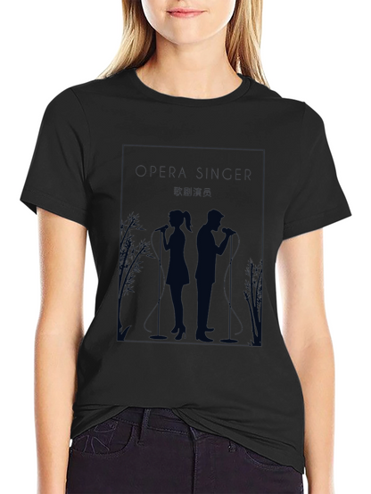 Opera Singer Graphic Tee - Stylish Unisex T-Shirt