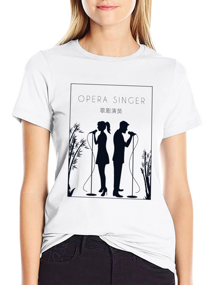 Opera Singer Graphic Tee - Stylish Unisex T-Shirt