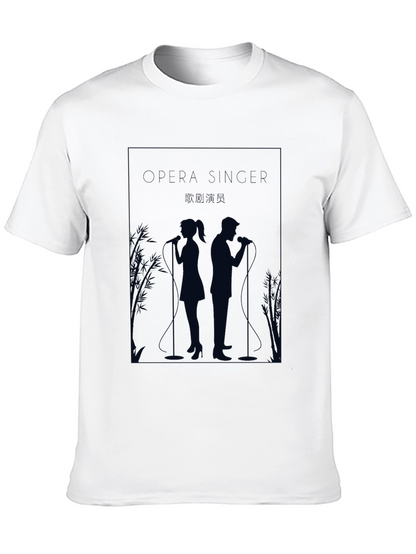 Opera Singer Graphic Tee - Stylish Unisex T-Shirt
