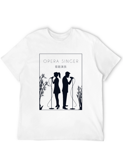 Opera Singer Graphic Tee - Stylish Unisex T-Shirt