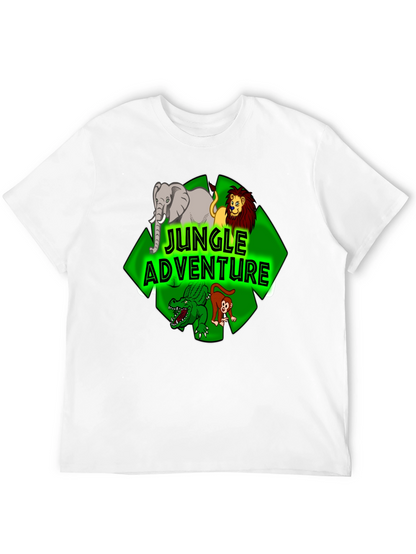 Jungle Adventure Cartoon Graphic Tee