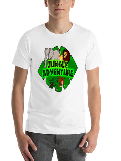 Jungle Adventure Cartoon Graphic Tee
