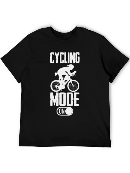 Cycling Mode On Graphic Tee - Black