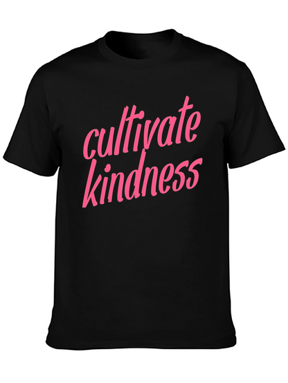 Cultivate Kindness Black Graphic Tee