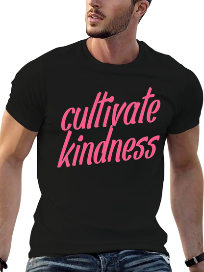 Cultivate Kindness Black Graphic Tee