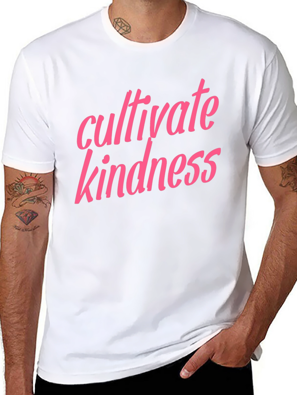 Cultivate Kindness Black Graphic Tee