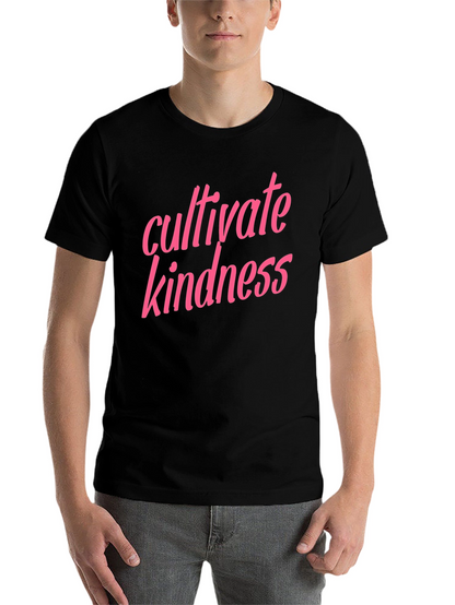 Cultivate Kindness Black Graphic Tee