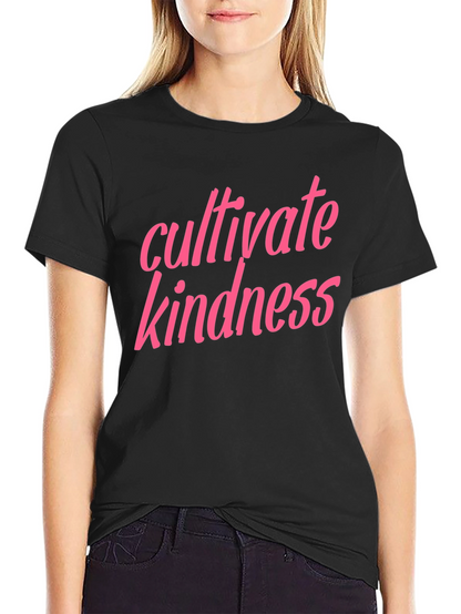 Cultivate Kindness Black Graphic Tee