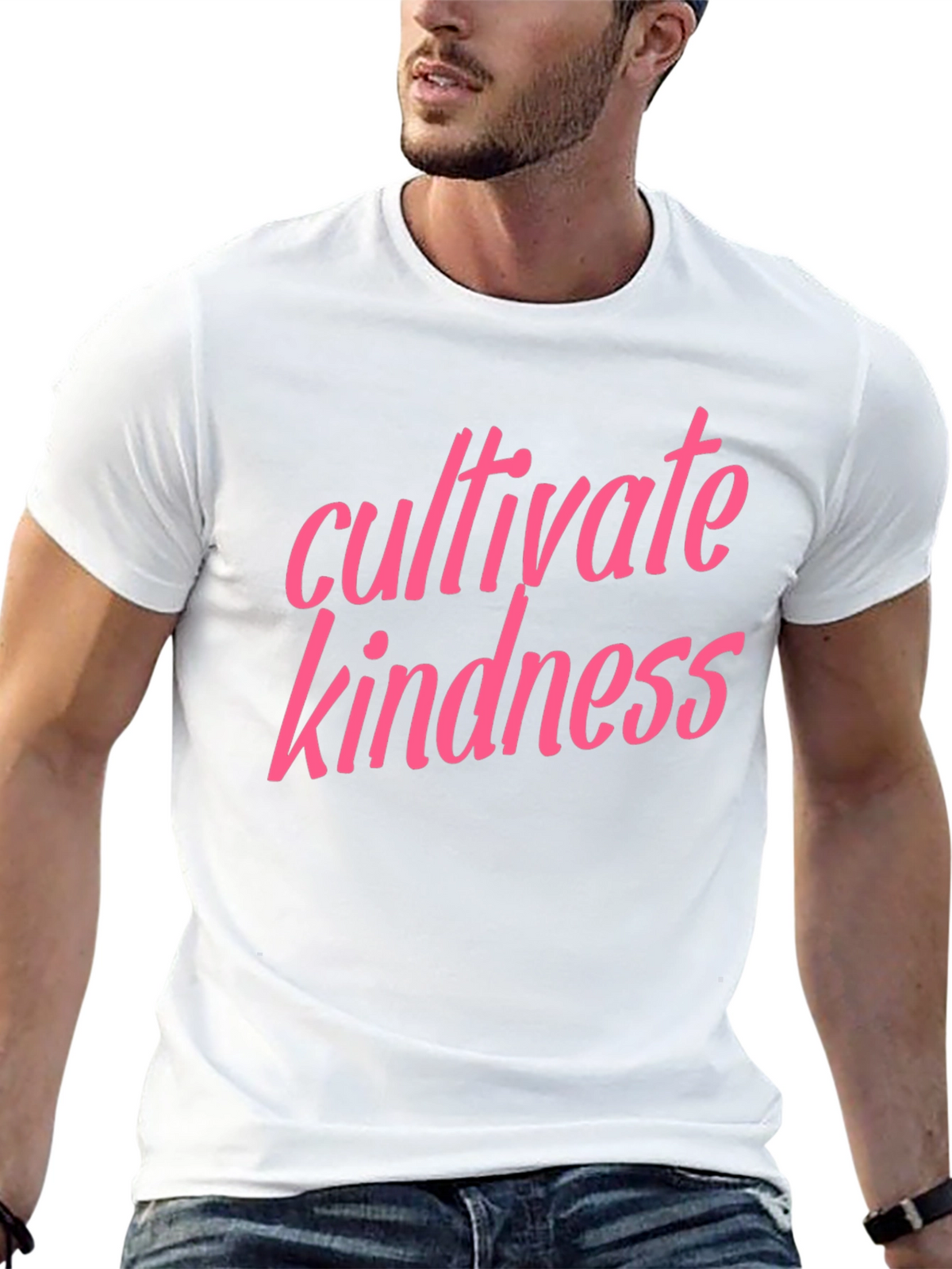 Cultivate Kindness Black Graphic Tee