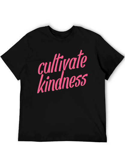 Cultivate Kindness Black Graphic Tee