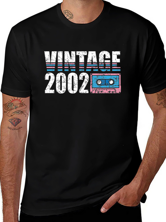 Vintage 2002 Cassette Tape Graphic Tee