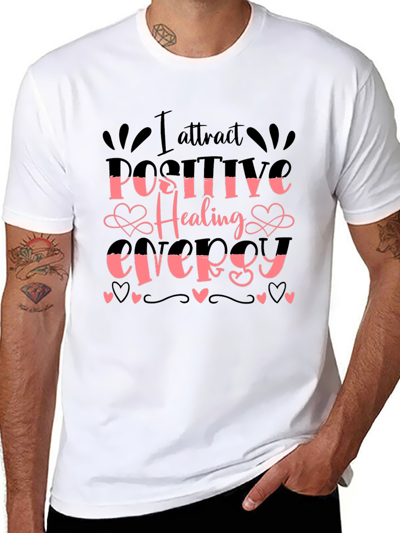 Positive Healing Energy Graphic Tee