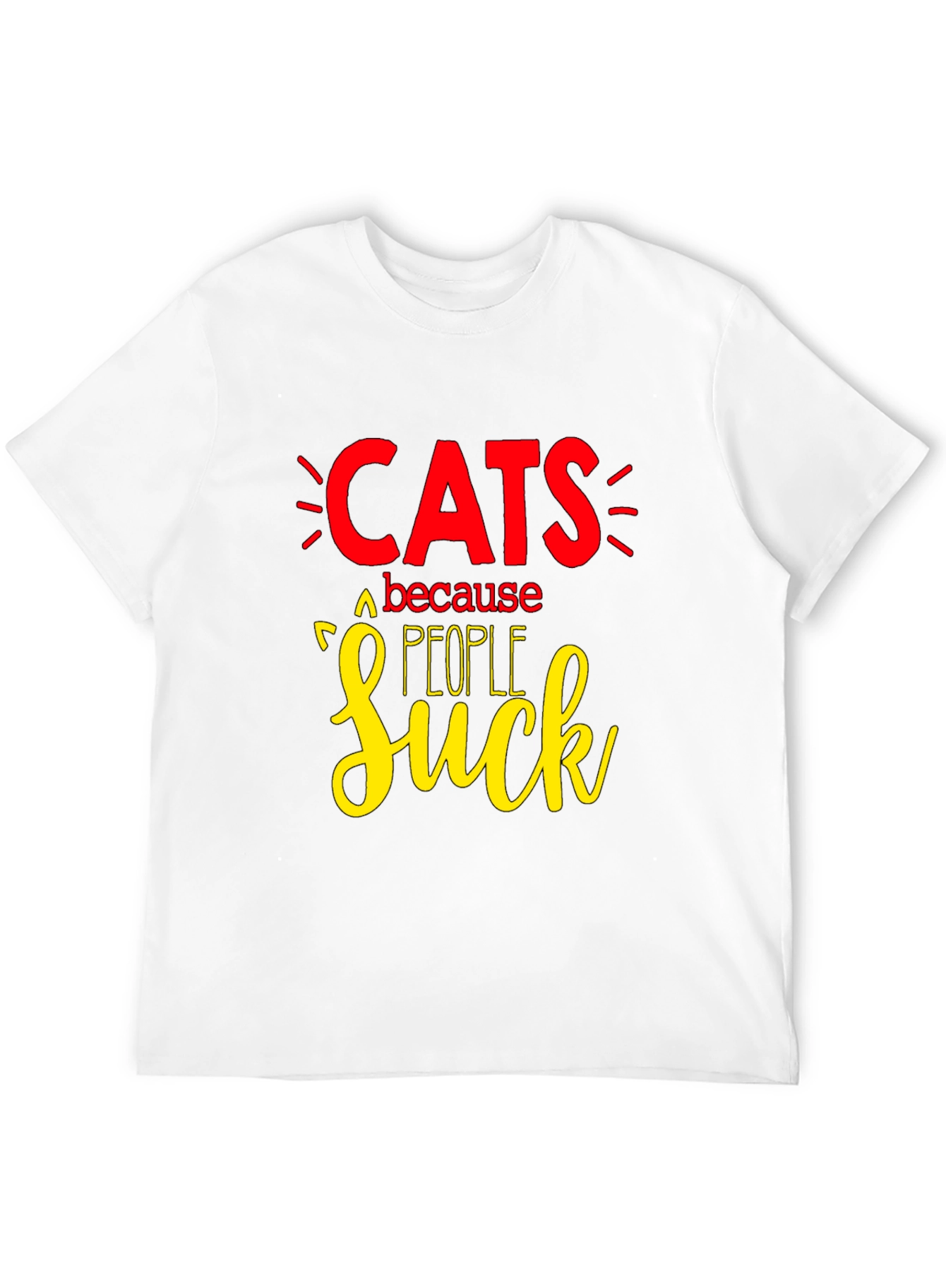 Cats Because People Suck T-Shirt