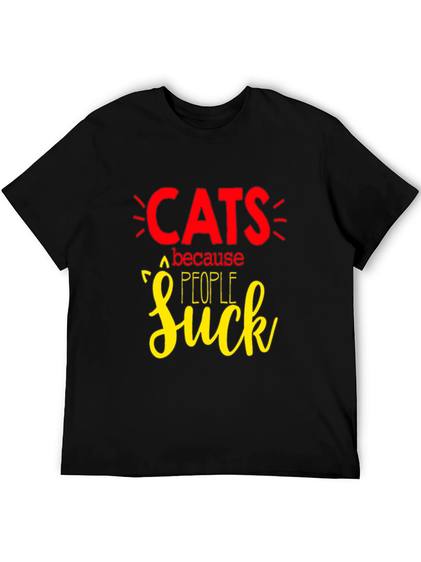 Cats Because People Suck T-Shirt